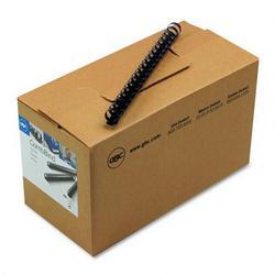 General Binding/Quartet Manufacturing. Co. CombBind™ Plastic Binding Combs, 3/4 Diameter, Navy, 100 Combs/Box