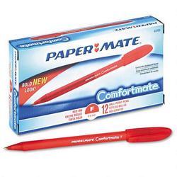 Papermate/Sanford Ink Company ComfortMate® Ball Pen, Fine Point, Red Ink