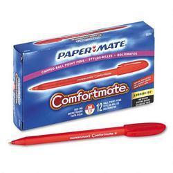 Papermate/Sanford Ink Company ComfortMate® Ball Pen, Medium Point, Red Ink