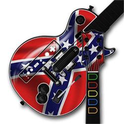WraptorSkinz Confederate Flag Skin by TM fits Nintendo Wii Guitar Hero III (3) Les Paul Controller (