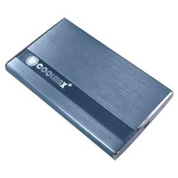 TOP & TECH Coolmax HD-250BL-eSATA 2.5 Hard Drive Enclosure - Storage Enclosure - 1 x 2.5 - Internal - Blue