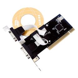 Cables4PC DUAL TWO 2 SERIAL RS232 PORTS PCI EXPANSION CARD