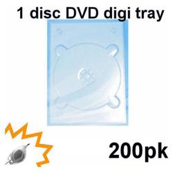 Bastens DVD Digi tray clear for DVD cases