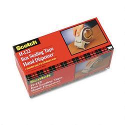 3M Dispenser for 3 Core Box Sealing Tape, Compact and Quick Loading, Gray