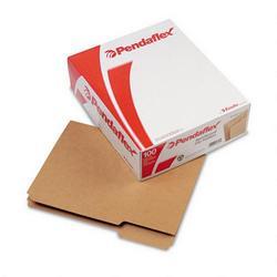 Esselte Pendaflex Corp. Double Ply Top Heavyweight Kraft File Folders, Letter, 1/3 Cut, 100/Box