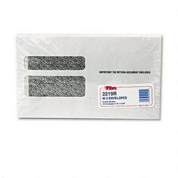 Tops Business Forms Double-Window Tax Envelopes for Continuous W-2 Forms, 9-1/2 x 5-5/8, 24/Pack