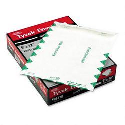 Quality Park DuPont™ Tyvek® Catalog/Open End Envelopes, 100/Box, 9 x 12, First Class, White