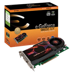 EVGA GeForce 9600 GT 1GB DDR3 256-bit PCI-E 2.0 DirectX 10 Video Card