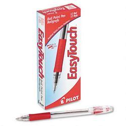 Pilot Corp. Of America EasyTouch™ Ballpoint Pen, Medium Point, Refillable, Red Ink