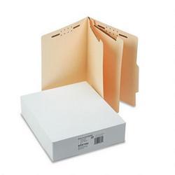 S And J Paper/Gussco Manufacturing Economy 6 Section Classification Folders, Letter Size, Manila, 25/Box