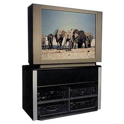 ELITE Elite EL-505 Combination Audio / Video Rack and Television Stand In Grey surfaces with Silver Moldin