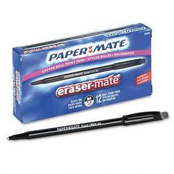 Papermate/Sanford Ink Company Eraser Mate® Ballpoint Pen, Erasable, Medium Point, Black Ink
