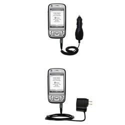 Gomadic Essential Kit for the ETEN M700 - includes Car and Wall Charger with Rapid Charge Technology - Goma
