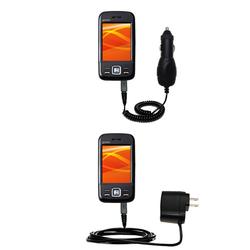 Gomadic Essential Kit for the ETEN M810 - includes Car and Wall Charger with Rapid Charge Technology - Goma