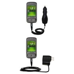 Gomadic Essential Kit for the HTC 8925 - includes Car and Wall Charger with Rapid Charge Technology - Gomad