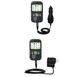 Gomadic Essential Kit for the HTC CDMA PDA Phone - includes Car and Wall Charger with Rapid Charge Technolog