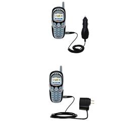 Gomadic Essential Kit for the Kyocera KX444 - includes Car and Wall Charger with Rapid Charge Technology -