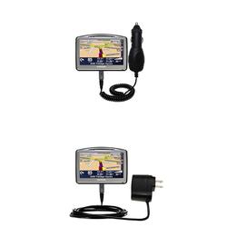 Gomadic Essential Kit for the TomTom Go 920 - includes Car and Wall Charger with Rapid Charge Technology -