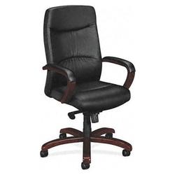 basyx Executive Swivel Chair Highback 25x25 Mahogany