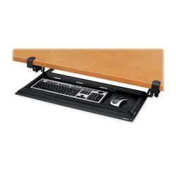 Fellowes Keyboard Drawer With Foam Wrist Rest - 19 x 9.75 - Black