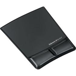 Fellowes Wrist Support Mouse Pad - 11.38 x 9 x 1 - Black