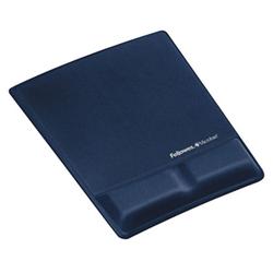 Fellowes Wrist Support Mouse Pad - 11.38 x 9 x 1 - Sapphire