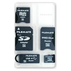Wintec Industries Filemate Card-It-All 8GB MicroSD (MicroSDHC C4) Universal Adaptor Kit