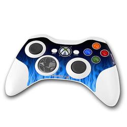 WraptorSkinz Fire Blue Skin by TM fits XBOX 360 Wireless Controller (CONTROLLER NOT INCLUDED)
