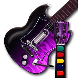 WraptorSkinz Fire Purple TM Skin fits All PS2 SG Guitars Controllers (GUITAR NOT INCLUDED)s