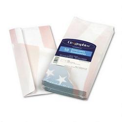 Geographics Flag Design Business Suite Envelopes, #10, 24 lb. Bond, 50 Envelopes/Pack
