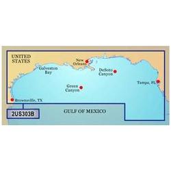 Garmin Charts Garmin Bluechart G2 2Us303B Gulf Of Mexico Bathymetric