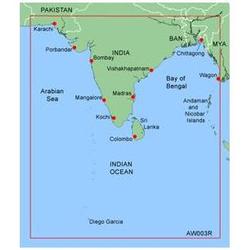 Garmin Charts Garmin Bluechart Maw003R Indian Subcontinent