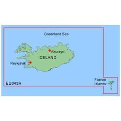 Garmin Charts Garmin Bluechart Meu043R Iceland And Faeroe Islands