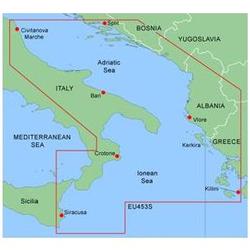 Garmin Charts Garmin Bluechart Meu453S Adriatic Sea South Coast