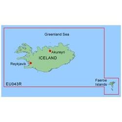Garmin Charts Garmin Bluechart Xeu043R Micro Sd Iceland & Faeroe Islands