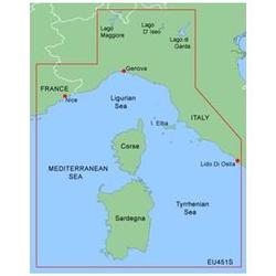 Garmin Charts Garmin Bluechart Xeu451S Micro Sd Liguriansea, Corsica,