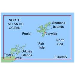 Garmin Charts Garmin Bluechart Xeu498S Micro Sd Shetlands And Orkneys