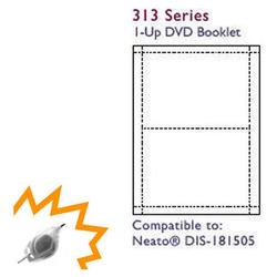 Bastens Gloss White DVD Case Insert Neato compatible Laser Printable Ace 31326