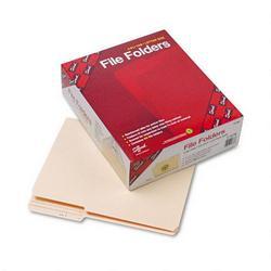 Smead Manufacturing Co. Guide Height Manila Folders, Double Ply, 2/5 Rt. Tab, Printed, Letter, 100/Bx