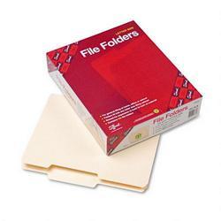 Smead Manufacturing Co. Guide Height Manila Folders, Single Ply, 2/5 Cut Right of Center, Letter, 100/Bx