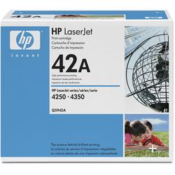 HEWLETT-PACKARD HP No.42A Black Toner Cartridge - 10000 Pages - Black