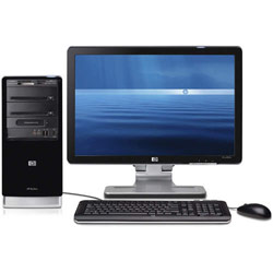 HP Pavilion a6417c Desktop PC / Athlon 64 X2 (B) 4800+ 2.5 GHz (65W) / GeForce 6150SE nForce 430 /3 GB DDR/ 400 GB SATA 3G (3.0 Gb/sec) / 16X DVD(+/-)R/RW 12X R