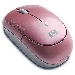 HP Wireless Laser Mini Mouse - Laser - USB - Pink