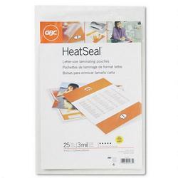 General Binding/Quartet Manufacturing. Co. HeatSeal® 9 x 11 1/2 Letter Size Laminating Pouches, 3 Mil, 25/Pack