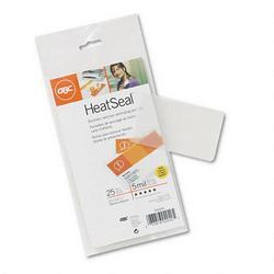 General Binding/Quartet Manufacturing. Co. HeatSeal® Business Card Size Laminating Pouches, 2 3/16 x 3 11/16, 5 Mil, 25/Pack