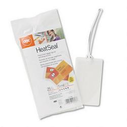 General Binding/Quartet Manufacturing. Co. HeatSeal® Laminating Pouches, Luggage Tag Size with Loops, 5 Mil, 25/Pack