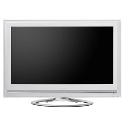 HITACHI - CE Hitachi UT32V502W - 32 V Series UltraThin Widescreen 768p LCD HDTV - 120Hz - 1.5 Thin - White Pearl