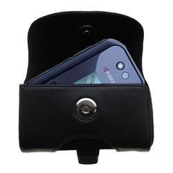 Gomadic Horizontal Leather Case with Belt Clip/Loop for the Kyocera E2000