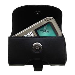 Gomadic Horizontal Leather Case with Belt Clip/Loop for the Kyocera Lingo