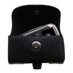 Gomadic Horizontal Leather Case with Belt Clip/Loop for the Motorola V197